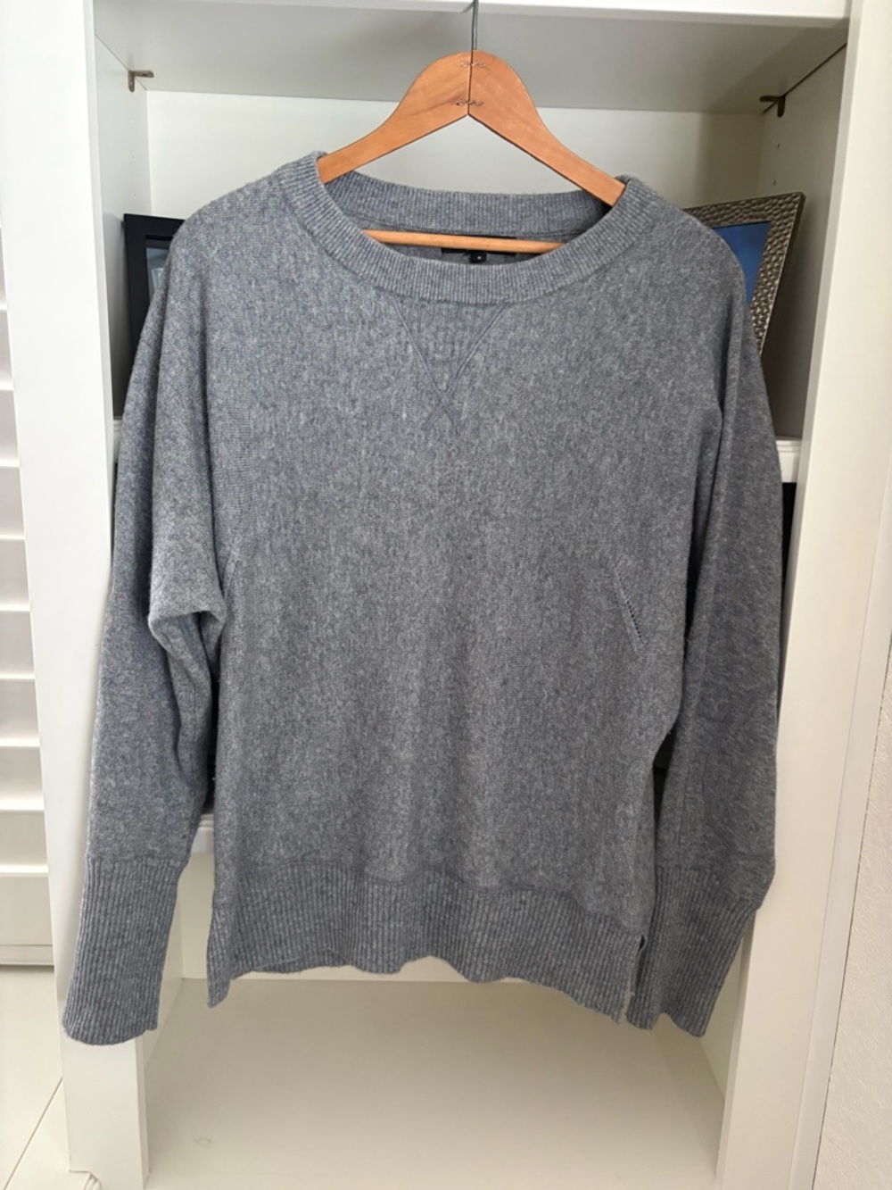David Lerner New York Wool Cashmere Sweater Domain Arms S